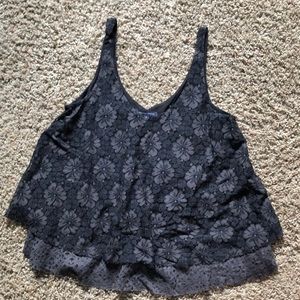 American eagle flower tank top